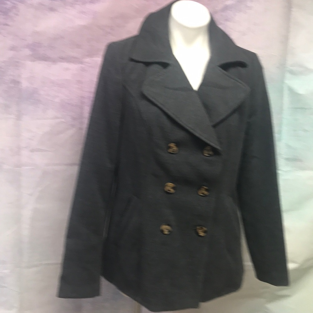 Bongo peacoat double breasted grey. Large